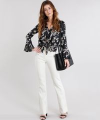 Calca-Feminina-Flare-com-Ziperes-e-Fiso-Kaki-8968141-Kaki_3