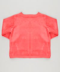 Cardigan-Infantil-em-Plush-Basico-Manga-Longa-de-Algodao---Sustentavel-Vermelho-8812990-Vermelho_2