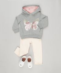 Blusao-Infantil-em-Moletom-Borboleta-com-Paetes-e-Capuz-Manga-Longa-Cinza-Mescla-8860271-Cinza_Mescla_3