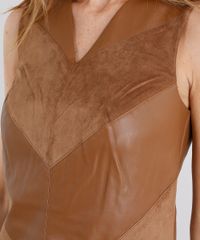 Vestido-Feminino-com-Recortes-Geometricos-em-Suede-Curto-Decote-V--Caramelo-8499837-Caramelo_4 Vestido-Feminino-com-Recortes-Geometricos-em-Suede-Curto-Decote-V--Caramelo-8499837-Caramelo_4