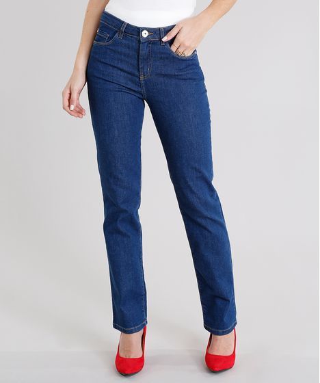 calça reta feminina jeans