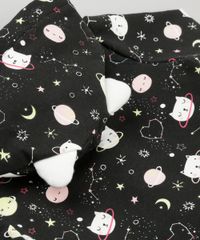 Conjunto-Infantil-Blusao-Estampado-de-Constelacao-em-Moletom-com-Capuz-Preto---Calca-Mescla-em-Algodao---Sustentavel-Rosa-8878515-Rosa_4