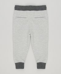 Calca-Infantil-Jogger-em-Moletom-Canelado-com-Bolsos-Cinza-Mescla-Claro-8871273-Cinza_Mescla_Claro_2