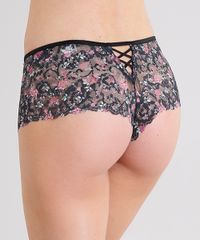 Calcinha-Feminina-Calecon-Em-Renda-Estampada-Floral-com-Vazado-Preto-9082708-Preto_2