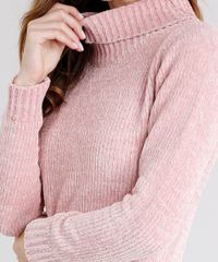 Sueter-Feminino-Gola-Alta-em-Trico-Manga-Longa-Rose-8473941-Rose_4