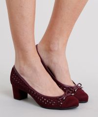 Scarpin-Feminino-Salto-Baixo-Beira-Rio-em-Suede-com-Laser-Cut-e-Laco-Vinho-9175229-Vinho_2