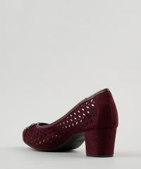 Scarpin-Feminino-Salto-Baixo-Beira-Rio-em-Suede-com-Laser-Cut-e-Laco-Vinho-9175229-Vinho_3