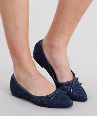 Sapatilha-Feminina-Bico-Fino-Beira-Rio-em-Suede-com-Laser-Cut-e-Laco-Azul-Marinho-9175441-Azul_Marinho_2