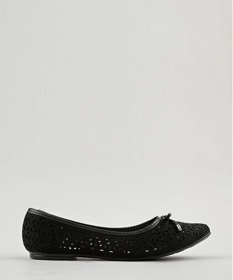 Sapatilha-Feminina-Bico-Fino-Beira-Rio-em-Suede-com-Laser-Cut-e-Laco-Preto-9175425-Preto_1