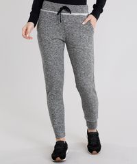 Calca-Feminina-Esportiva-Ace-Jogger-em-Moletom-com-Dois-Bolsos-Cinza-Mescla-9052629-Cinza_Mescla_1