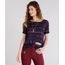Blusa-Feminina-com-No-Listrada-Canelada-Manga-Curta-Decote-Redondo-Azul-Marinho-9109606-Azul_Marinho_1