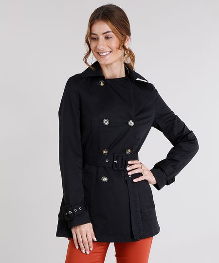 Casaco-Feminino-Trench-Coat-Alongado-Transpasssadoem-com-Botoes-e-Cinto-em-Sarja-Preto-8886585-Preto_1