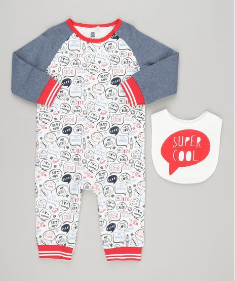 Macacao-infantil-Raglan-Estampado-Manga-Longa-em-Moletom---Babador--Super-Cool-em-Algodao---Sustentavel-Off-White-8875683-Off_White_1