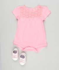 Body-Infantil-com-Renda-Manga-Curta-Decote-Redondo-em-Algodao---Sustentavel-Rosa-8880206-Rosa_3