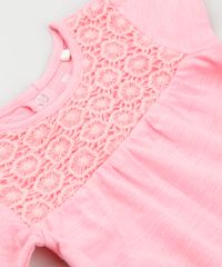 Body-Infantil-com-Renda-Manga-Curta-Decote-Redondo-em-Algodao---Sustentavel-Rosa-8880206-Rosa_4