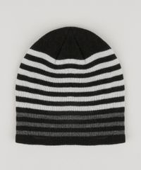 Gorro-Infantil-Listrado-em-Trico---Cachecol-Preto-8865094-Preto_3