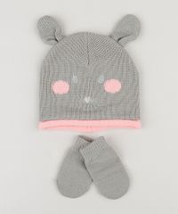 Gorro-Infantil-Coelho-em-Trico---Luva-Cinza-8864986-Cinza_1