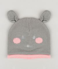 Gorro-Infantil-Coelho-em-Trico---Luva-Cinza-8864986-Cinza_2
