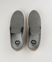 Tenis-Masculino-Slip-On-Ollie-em-Lona-Cinza-9130943-Cinza_4