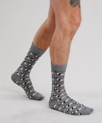 Meia-Masculina-Divertida-Estampada-de-Sushi-Cano-Longo-Cinza-Mescla-Escuro-9158690-Cinza_Mescla_Escuro_2 Meia-Masculina-Divertida-Estampada-de-Sushi-Cano-Longo-Cinza-Mescla-Escuro-9158690-Cinza_Mescla_Escuro_2
