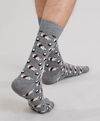 Meia-Masculina-Divertida-Estampada-de-Sushi-Cano-Longo-Cinza-Mescla-Escuro-9158690-Cinza_Mescla_Escuro_3 Meia-Masculina-Divertida-Estampada-de-Sushi-Cano-Longo-Cinza-Mescla-Escuro-9158690-Cinza_Mescla_Escuro_3