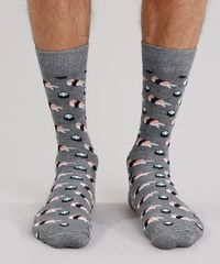 Meia-Masculina-Divertida-Estampada-de-Sushi-Cano-Longo-Cinza-Mescla-Escuro-9158690-Cinza_Mescla_Escuro_4 Meia-Masculina-Divertida-Estampada-de-Sushi-Cano-Longo-Cinza-Mescla-Escuro-9158690-Cinza_Mescla_Escuro_4