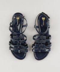 Rasteira-Infantil-com-Tiras-e-Lacos-em-Verniz-com-Fivela-Azul-Marinho-9142814-Azul_Marinho_4