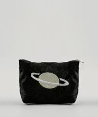Necessaire-Feminina-em-Veludo-com-Bordado-de-Planeta-com-Lurex-Preta-9129331-Preto_1