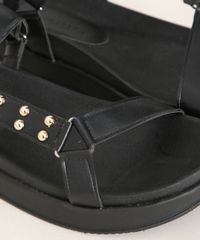 Papete-Feminina-Oneself-com-Tachas-Preta-9982291-Preto_3