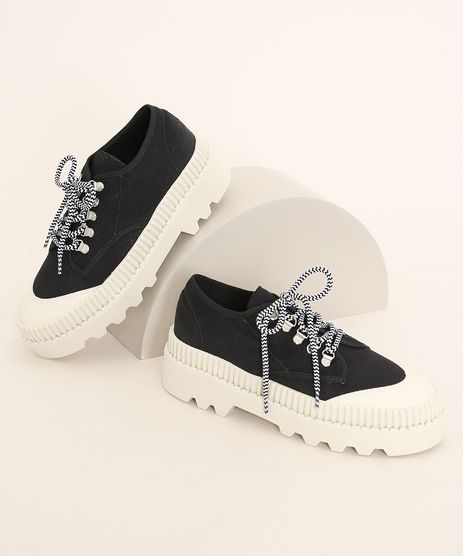 Tenis-Feminino-Oneself-Flatform-Tratorado-Preto-9982061-Preto_1