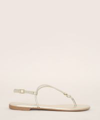 Rasteirinha-Feminina-Oneself-com-Esfera-Metalizada-Dourada-9983909-Dourado_2
