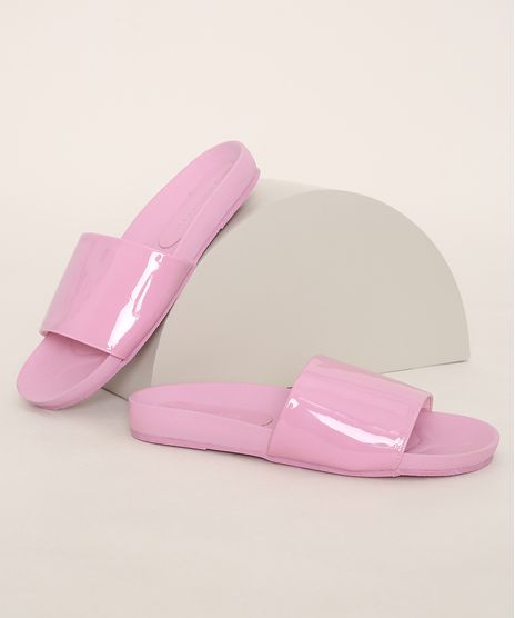Rasteirinha-Slide-Feminina-Oneself-em-Verniz-Rosa-9982247-Rosa_1