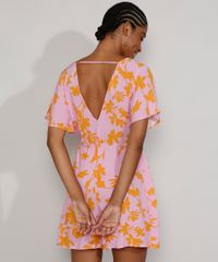 Macaquinho-Feminino-Manga-Curta-Transpassado-Estampado-Floral-Decote-V-Rosa-9979215-Rosa_2