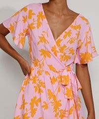 Macaquinho-Feminino-Manga-Curta-Transpassado-Estampado-Floral-Decote-V-Rosa-9979215-Rosa_4
