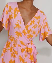 Macaquinho-Feminino-Manga-Curta-Transpassado-Estampado-Floral-Decote-V-Rosa-9979215-Rosa_5