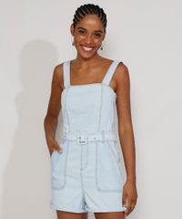 Macaquinho-Jeans-Feminino-Alca-Larga-Decote-Reto-com-Cinto-Azul-Claro-9983329-Azul_Claro_1