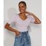 Blusa-de-Trico-Feminina-Manga-Bufante-Cropped-Estampada-Xadrez-Vichy-Decote-V-Lilas-9978203-Lilas_1