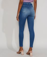 Calca-Jeans-Feminina-Cintura-Alta-Sawary-Super-Skinny-360-Azul-Medio-9980188-Azul_Medio_2