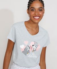Pijama-Feminino-Manga-Curta-A-Dama-e-o-Vagabundo-com-Estampa-de-Coracao-Cinza-Mescla-9973666-Cinza_Mescla_3