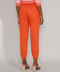 Calca-de-Sarja-Feminina-Jogger-Mom-Cintura-Super-Alta-Laranja-9977050-Laranja_2