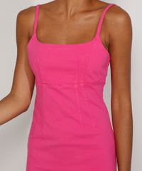 Vestido-de-Sarja-Feminino-Curto-Alca-Fina-Pink-9977222-Pink_4