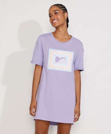 Camisola-Feminina-MTV-Manga-Curta-Lilas-9972303-Lilas_1 Camisola-Feminina-MTV-Manga-Curta-Lilas-9972303-Lilas_1