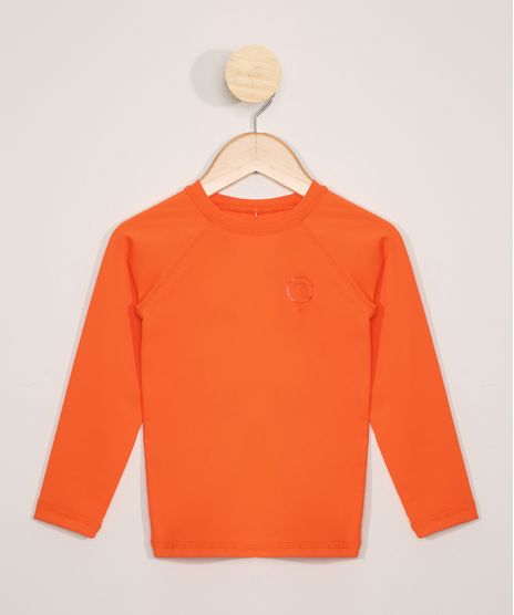 Blusa-de-Praia-Infantil-Manga-Longa-com-Protecao-UV50--Laranja-9976180-Laranja_1
