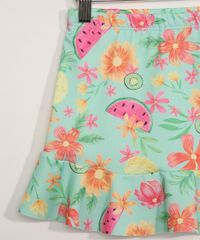 Saia-Infantil-com-Babado-Estampada-Floral-de-Frutas-Verde-9982197-Verde_3