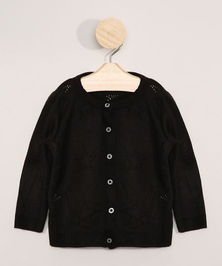 Cardigan-de-Trico-Infantil-Estrelas-Preto-9978849-Preto_1 Cardigan-de-Trico-Infantil-Estrelas-Preto-9978849-Preto_1