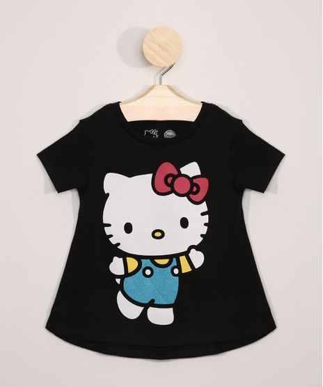 Blusa-Infantil-Manga-Curta-Hello-Kitty-com-Glitter-Preto-9979719-Preto_1