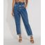 Calca-Jeans-Feminina-Baggy-Cintura-Super-Alta-com-Cinto-Tartaruga-Azul-Medio-9981897-Azul_Medio_1