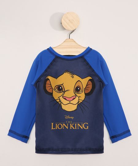 Blusa-de-Praia-Infantil-Manga-Longa-Simba-com-Protecao-UV50--Azul-9966197-Azul_1