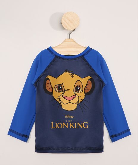 Blusa-de-Praia-Infantil-Manga-Longa-Simba-com-Protecao-UV50--Azul-9966197-Azul_1