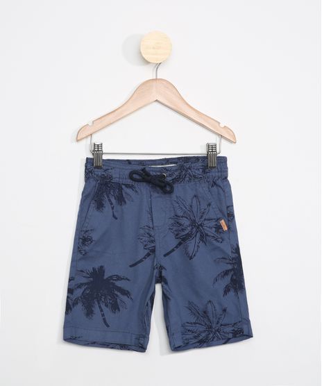 Bermuda-Infantil-Reta-Estampada-Coqueiros-Azul-9980201-Azul_1
